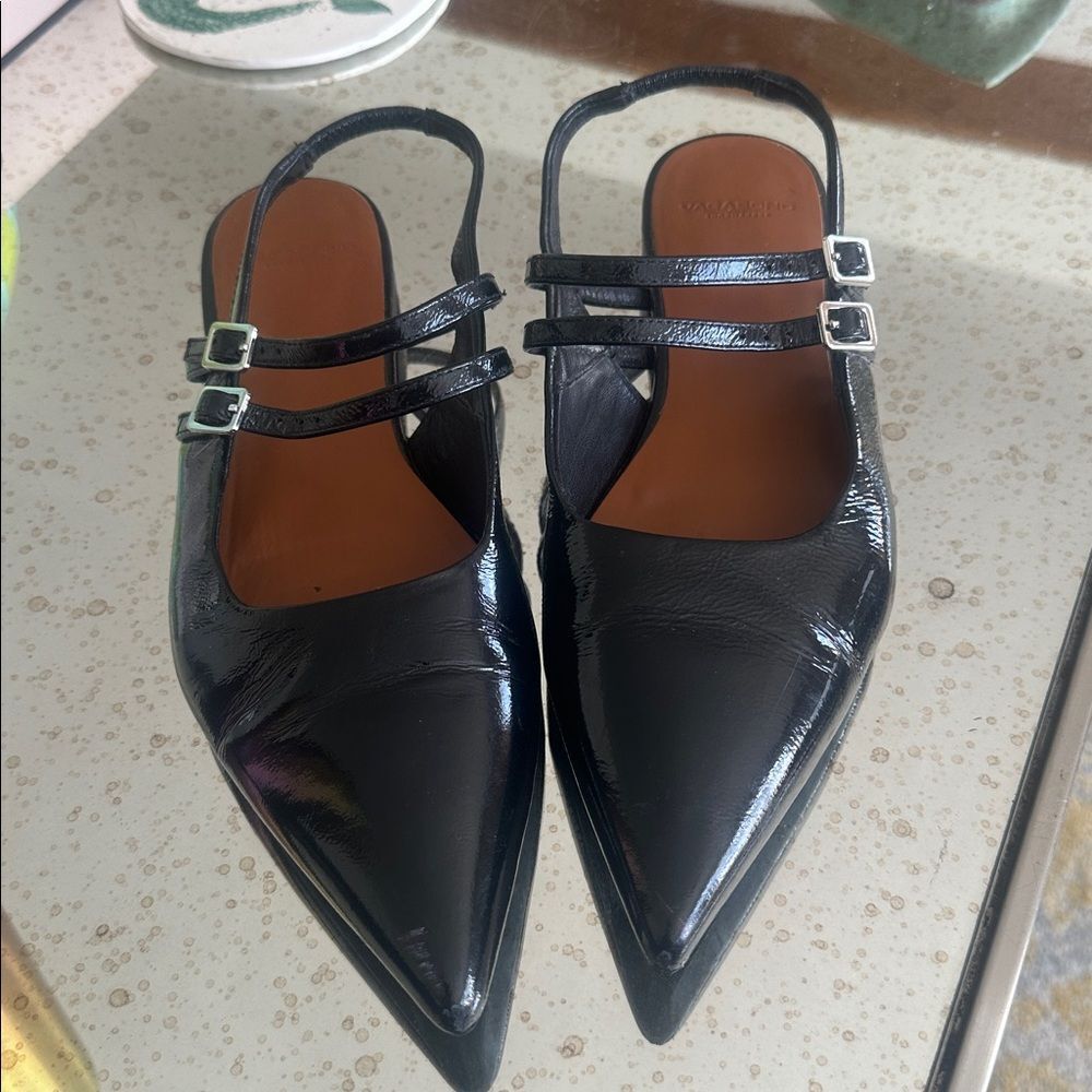 Vagabond  Shoemaker Hermine black flats